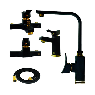 ست شیرآلات ایران گروه مدل فلت کد 2020332 مجموعه 5 عددی