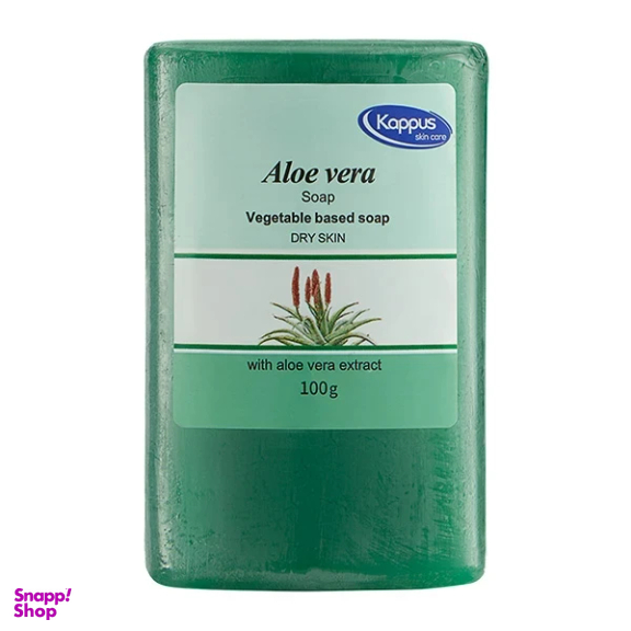 صابون شستشو کاپوس اسکین کر مدل آلوئه ورا وزن 100 گرم
