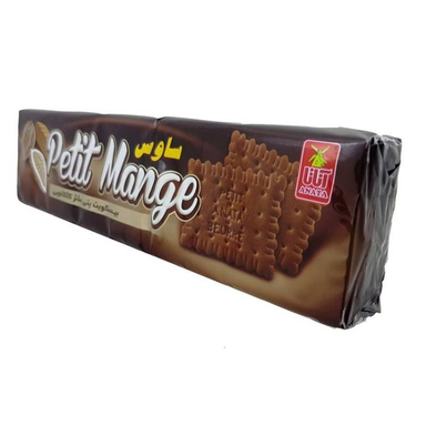 بیسکویت پتی مانژ کاکائویی آناتا وزن 130 گرم