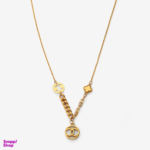 گردنبند طلا 18 عیار زنانه با زنجیر حلقه ای (فلامینگو) سین سان مدل A103