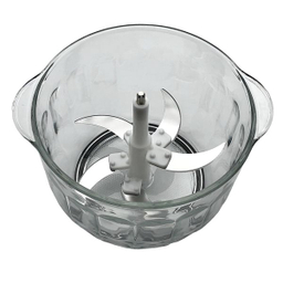 خرد کن سیلور کرست سه کلید مخزن شیشه ای با طرح لاله