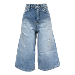 شلوار جین زنانه کد 8805 رنگ آبی