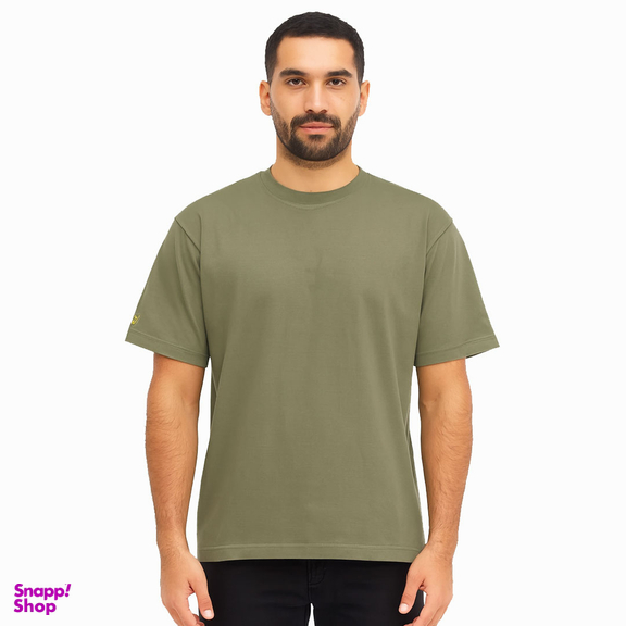 تیشرت مردانه مدل Basic رنگ سبز فرمی