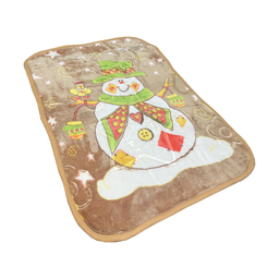 پتو کودک و نوزاد مدل آدمک برفی سایز 110×80 سانتی متر