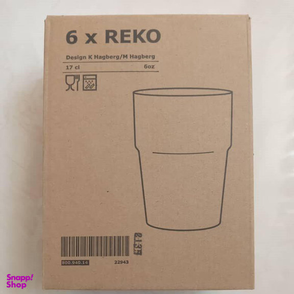 استکان ایکیا مدل IKEA-800 مجموعه 6 عددی