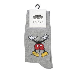 جوراب ساق بلند زنانه سرژه مدل 255159 رنگ طوسی