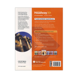 کتاب Headway Pre Intermediate 5th Edition اثر John And Liz Soars And Paul Hancock نشر آکسفورد