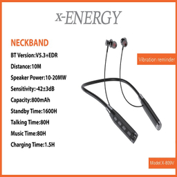 هدفون بلوتوثی دورگردنی ایکس-انرژی مدل X-809 V