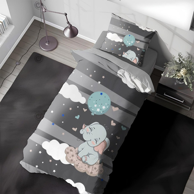 نیم ست تکنفره 2 تکه کوکوجم مدل ابروفیل کد 523