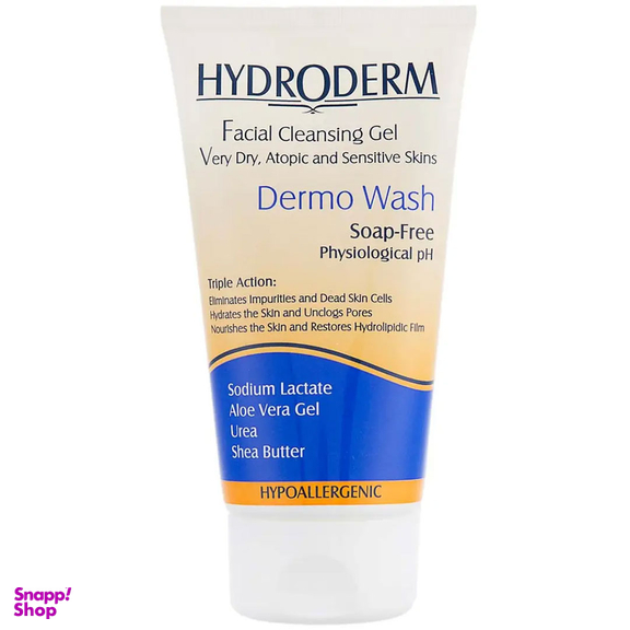 ژل شستشوی صورت هیدرودرم مدل Dermo Wash حجم 150 میلی لیتر
