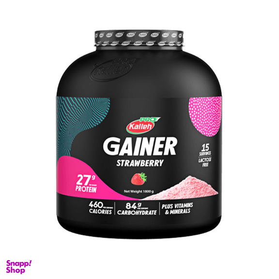 پودر پروتوئین گینر توت فرنگی کاله پرو وزن 1800 گرم