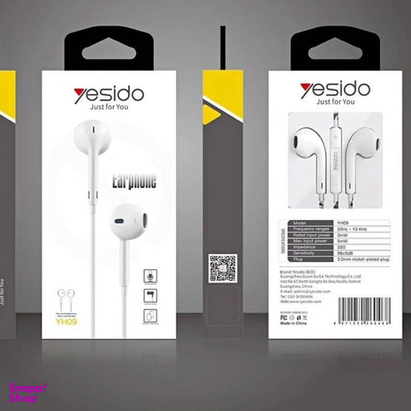 هندزفری سیم دار یسیدو مدل YH09