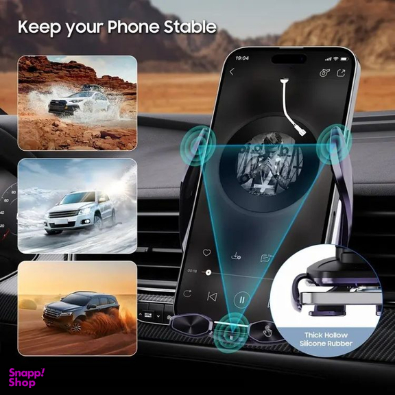 هولدر هوشمند و شارژر مغناطیسی 15 وات ایتومو مدل WirelessFast-X15