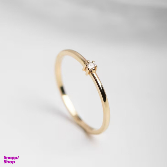 انگشتر طلا 18 عیار زنانه وی وی گلد گالری مدل هلیا 2627 سایز 54