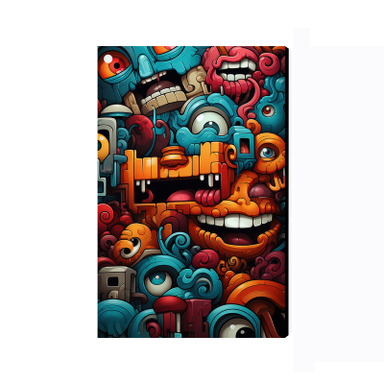 تابلو شاسی عرش مدل فانتزی استیکر کد As2329