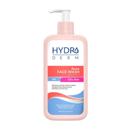 ژل شستشو صورت هیدرودرم مدل Acne مناسب پوست های چرب حجم 350 میلی لیتر