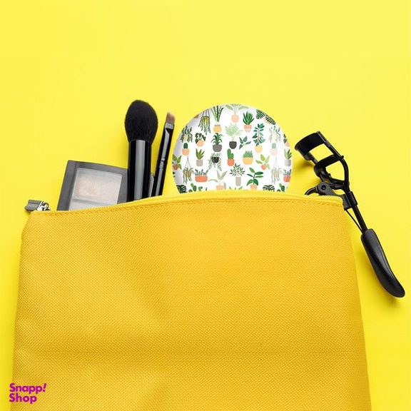 آینه جیبی خندالو طرح کاکتوس مدل تاشو کد 25491