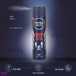 اسپری ضد تعریق مردانه نیوآ مدل Dry Impact Plus حجم 150 میلی‌ لیتر
