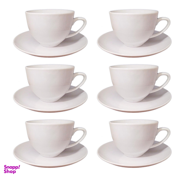 ست فنجان و نعلبکی 12 پارچه شرکت صنایع چینی تقدیس مدل کلاسیک