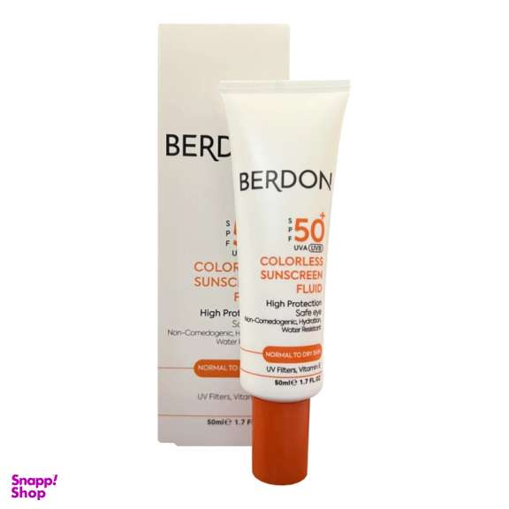 کرم ضد آفتاب فاقد چربی بردون مدل SPF50 مناسب پوست نرمال تا خشک حجم 50 میلی لیتر