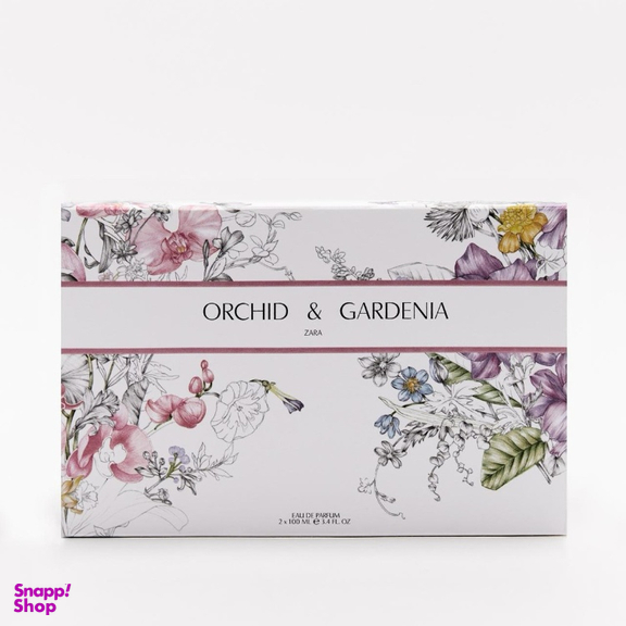 ادوپرفیوم زنانه زارا مدل Gardenia & Orchid مجموعه 2 عددی
