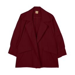 کت زنانه مدل فروردین رنگ زرشکی