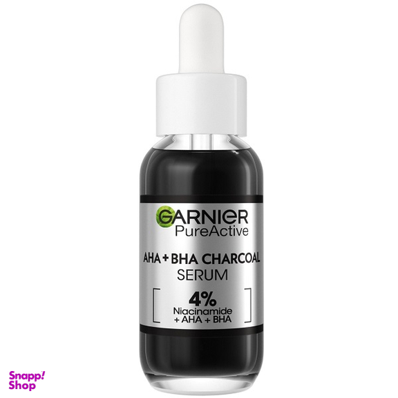 سرم لایه بردار پوست گارنیه مدل گارنیر AHA+BHA حجم 30 میلی لیتر