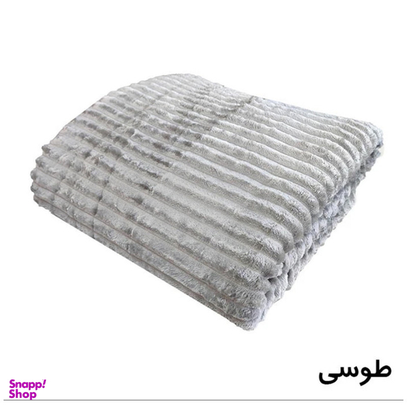 پتو مسافرتی شایسته مدل پلیسه کرکره ای سایز 160×205 سانتی متر
