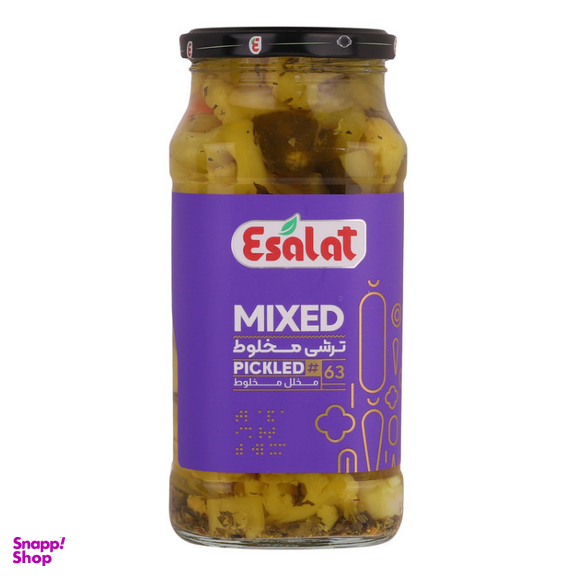 ترشی مخلوط اصالت وزن 570 گرم