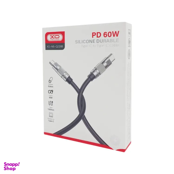 کابل Type-C به Type-C ایکس او مدل NB-Q228B طول 1 متر