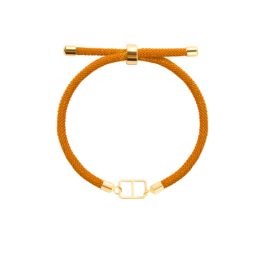 دستبند طلا عیار 18 زنانه پرسته مدل مستطیل تو خالی