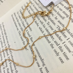 زنجیر زنانه ژوپینگ مدل توپی کد N4151