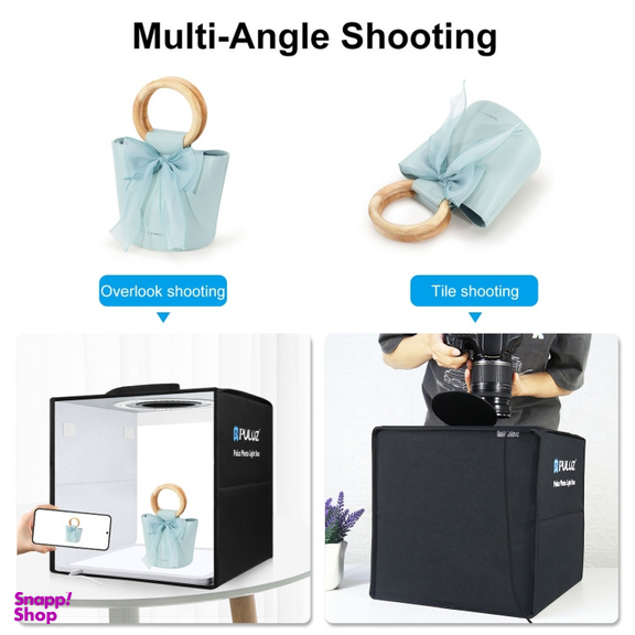 چادر عکاسی پلوز مدل Shadowless - PKT3200 به همراه پنل نور ثابت ال ای دی سایز 29×29 سانتی متر