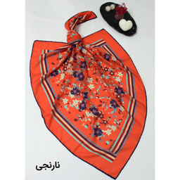 روسری زنانه آنالیا مدل نخی خنک تابستانی طرح گل ریز کد ana-5026