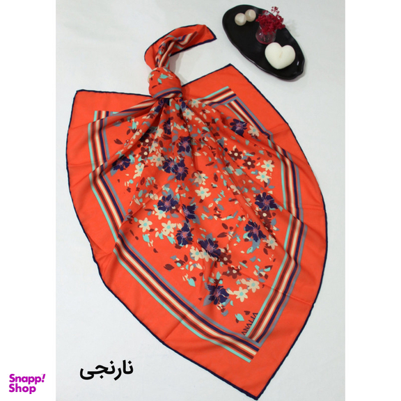 روسری زنانه آنالیا مدل نخی خنک تابستانی طرح گل ریز کد ana-5026