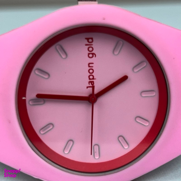 ساعت عقربه ای زنانه طرح آیس مدل Japon Gold رنگ صورتی