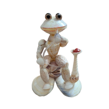 دکور آکواریوم صدف مدل عروسکی کد 06