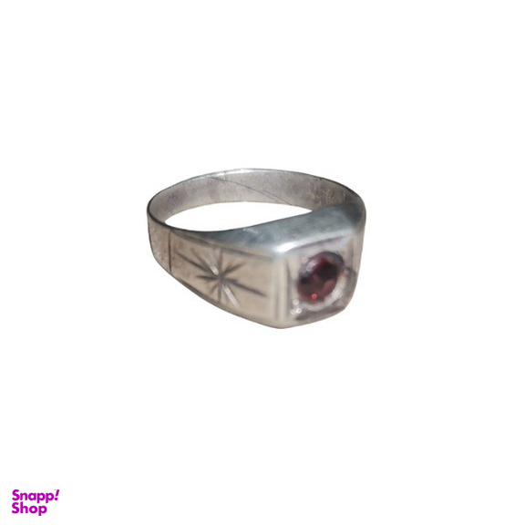 انگشتر نقره زنانه مدل یاقوت گارنت سرخ