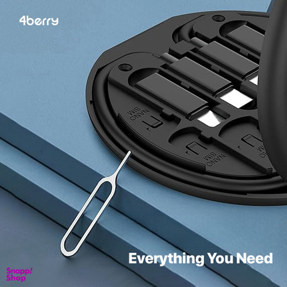 کابل تبدیل USB-C به USB-C و لایتنینگ و USB و micro-USB فوربری مدل RC190 طول 0.23 متر