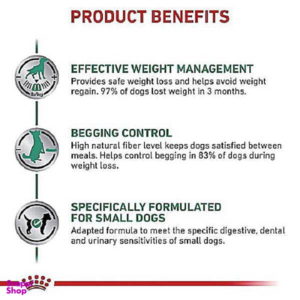 غذای خشک سگ بالغ رویال کنین مدل Satiety Weight Management وزن 1.5 کیلوگرم