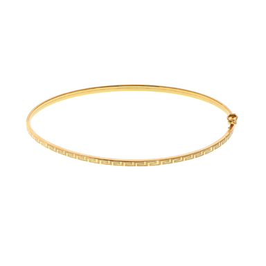 بنگل طلا 18 عیار زنانه دیانا مدل ورساچه