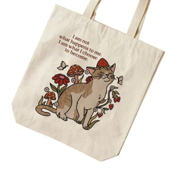 ساک خرید ترمه طراحان ایده مدل گربه بامزه کد strm0661 - L