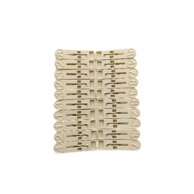 گیره لباس لیمون مدل شماره دار مجموعه 20 عددی