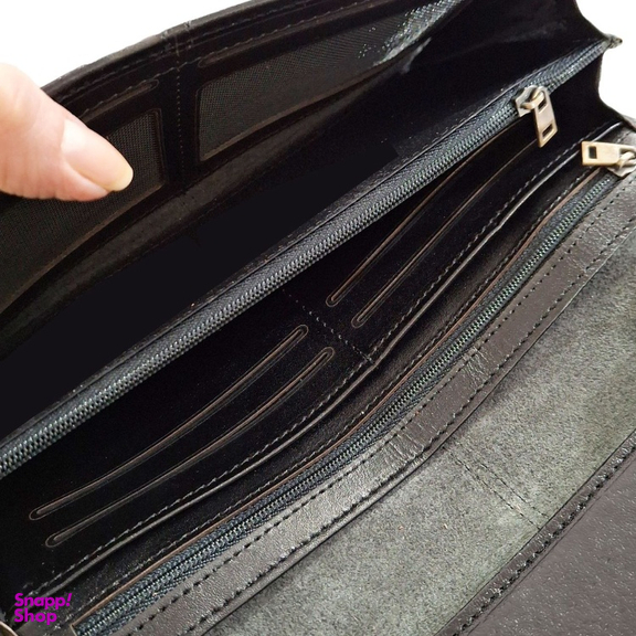 کیف دستی چرم مدل سورنا قفل دار