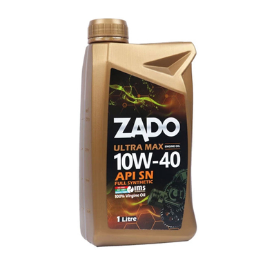 روغن موتور خودرو زادو مدل SAE 10W40-SN-ULTRA MAX حجم 1 لیتر