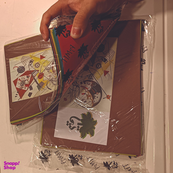 مقوا رنگی تیما مدل PR سایز 24x17 سانتی متر بسته 50 عددی