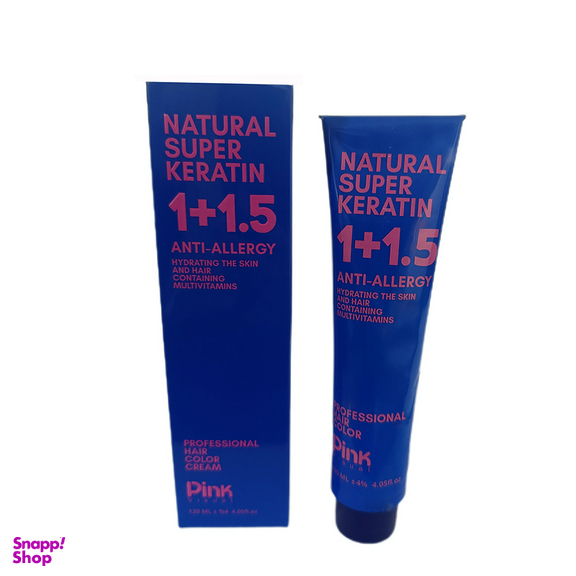 رنگ مو پینک ویژوال شماره 5.1 رنگ قهوه ای خاکستری روشن حجم 120 میلی لیتر