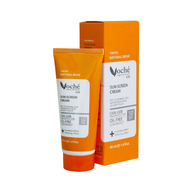 کرم ضد آفتاب وچه با SPF50 رنگ بژ روشن مناسب پوست خشک و معمولی حجم 40 میلی لیتر