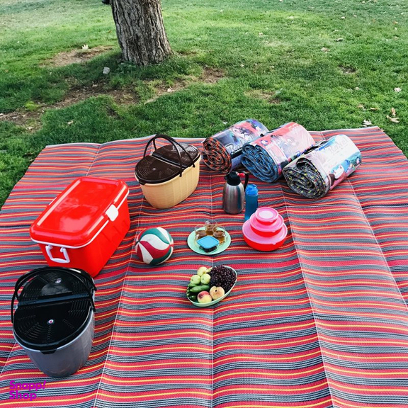 زیر انداز سفری راحل مدل حصیری یک تکه کد 4