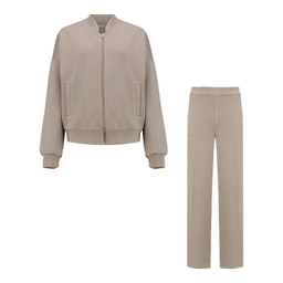 سویشرت و شلوار زنانه السانا مدل روهان کد 239478 رنگ بژ